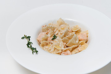 pasta with salmon and cream