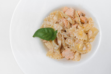 pasta with salmon and cream