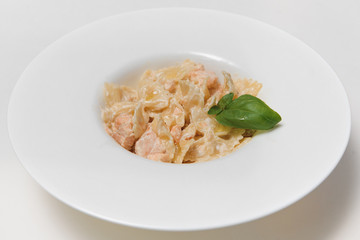 pasta with salmon and cream