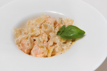 pasta with salmon and cream