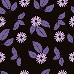 seamless pattern with flowers
