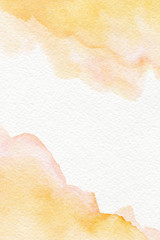 golden splash glamour colourful smoke watercolor hand drawn paper texture background business card with space text