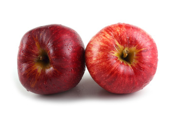 Apples isolated on white
