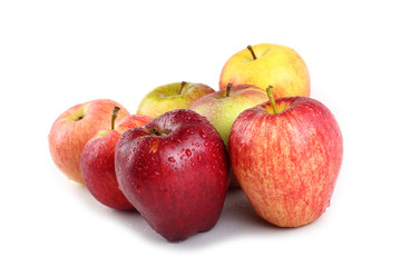 Different color apples