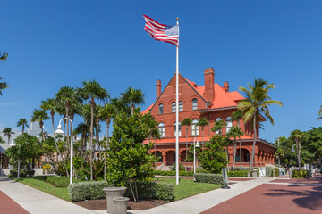American Flag in Key West Florida