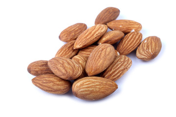 Almond isolated on white background