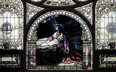 Jesus Stained Glass Window