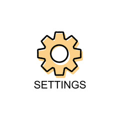 flat icons for settings,vector illustrations