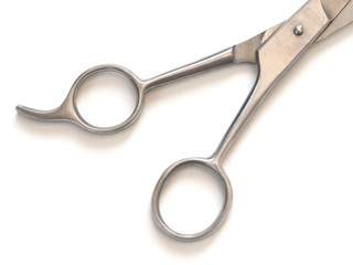 Professional hairdresser Scissors isolated on white background