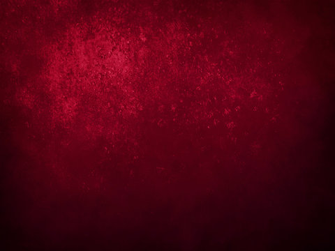 Dark Red Grunge Texture Or Background