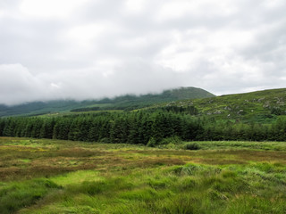 Obraz premium Irish Landscape with Clouds Descending