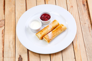 stuffed pancakes with cream cheese