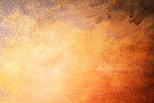 orange background with canvas texture