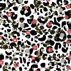 Leopard pattern, jaguar pattern, animal fur