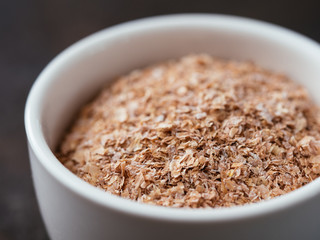 Organic wheat bran