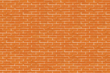 Orange Brick Wall Background Texture