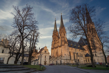 Saint Wenceslas Cathedral in Olomouc, Czech republic