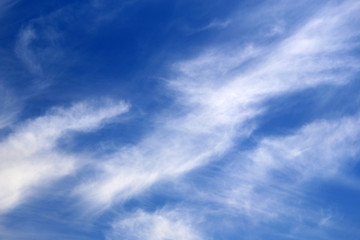 Feather clouds background