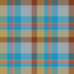 Tartan scotland seamless plaid pattern vector. Retro background fabric. Vintage check color square geometric texture.
