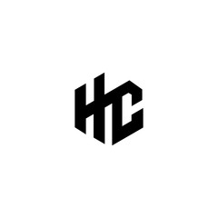 HC H C Letter Logo Design Vector
