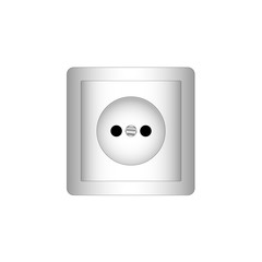 Simple and wonderful socket design on a light background