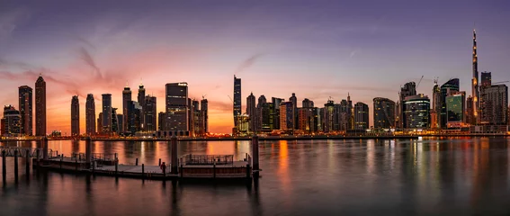 Foto op Canvas Dubai City Skyline © Mike