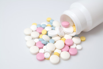 treatment of colds including coronavirus, epidemic worldwide concept