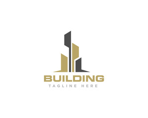 Building Construction Logo Design Vector