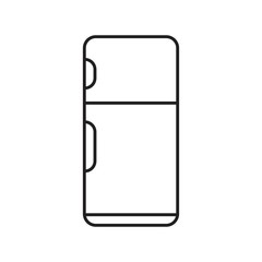Refrigerator icon symbol Flat vector illustration for graphic and web design.