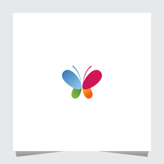 Colorful Butterfly Logo Inspirations Template