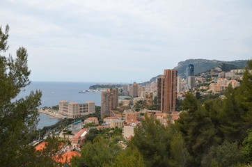 Fototapeta na wymiar Monaco Panorama