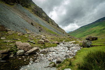 Gatesgarthdale Beck, Honister Pass, Lake District, Cumbria, UK