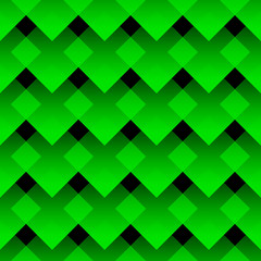 Squares. triangles. Bright green. Colorful abstract background. illustration for design