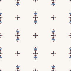 Geometric ethnic pattern design for background or wallpaper and clothing.