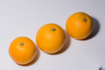 orange orange on a white background