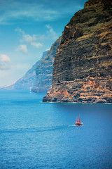 magnificent landscapes of the cliffs of Los Gigantess in Tenerife © Image'in