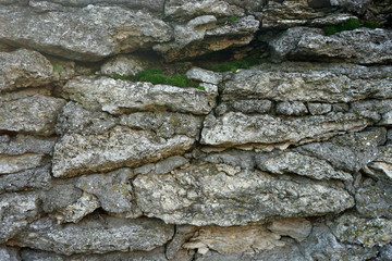 Background texture old stone wall