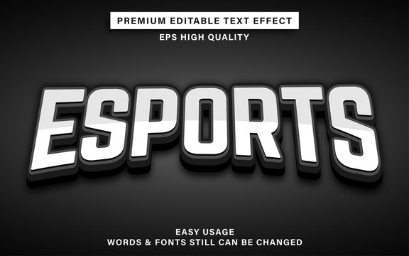 esports text style effect