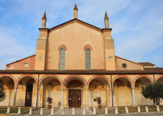 Fototapeta na wymiar church of Our Lady of Graces called Santa Maria delle Grazie in