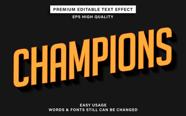 champions text style effect