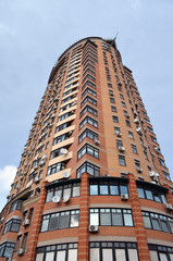 Fototapeta premium Modern residential area in Kiev. Exterior. Kiev , Ukraine