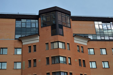 Modern residential area in Kiev. Exterior.  Kiev , Ukraine