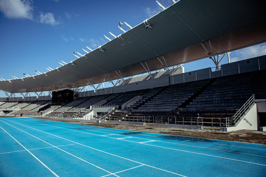 View of the stadium