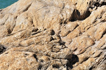 Beautiful pattern of beach stone surface Use as background image.