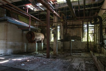 Détails d& 39 une ancienne usine abandonnée