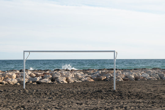 Porter&iacute;a cerca de la playa.Deporte al aire libre