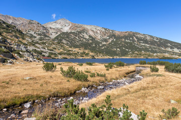 Fototapeta na wymiar Landscape around Popovo Lake, Pirin Mountain, Bulgaria