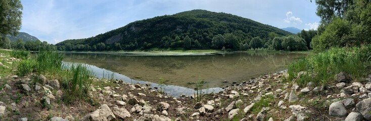 river in the mountains