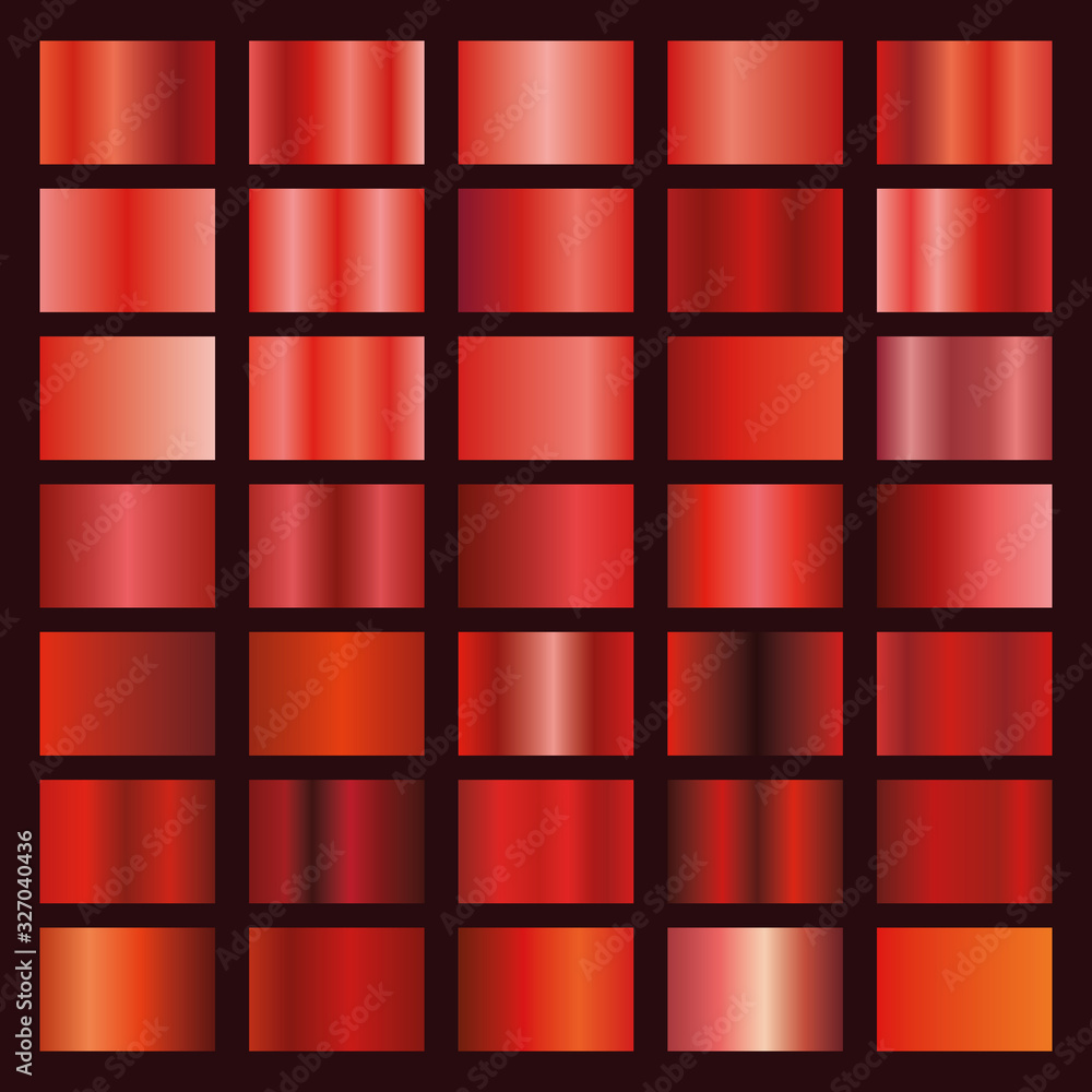 Poster red gradient collection for your design.vector set of red gradients.