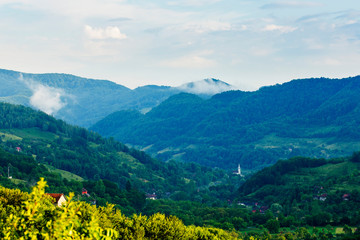 Summer landscape in Apuseni mountains, Romania